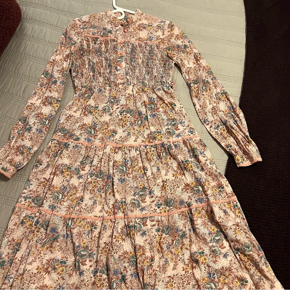 Jody T Floral Vintage Prairie Cottage Dress - Picture 3 of 8